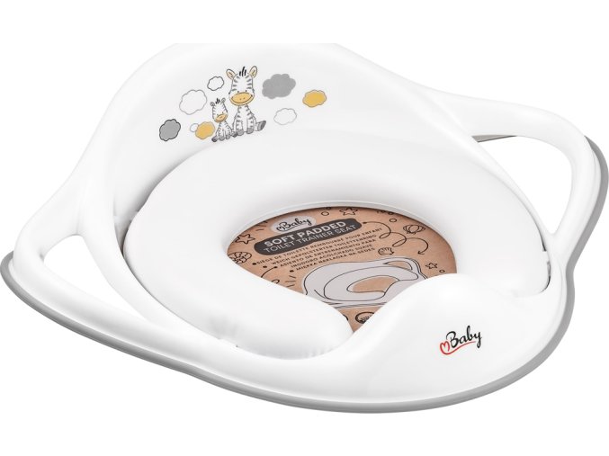 MALTEX MALTEX Redukce na WC s úchyty měkká Zebra - White