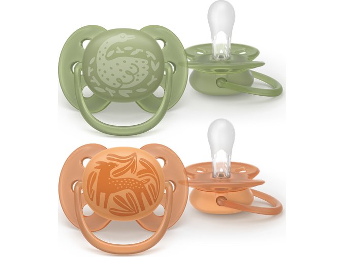 PHILIPS AVENT Philips AVENT Šidítko Ultrasoft Premium neutral 18+m obrázek, 2 ks
