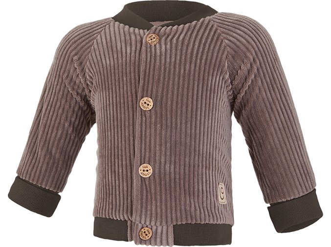 Little Angel kabátek podšitý manšestr Outlast® - hnědá (Velikost 68)