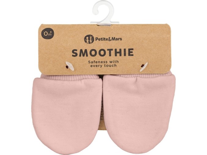 PETITEMARS PETITE&MARS Rukavičky kojenecké Smoothie Delicate Pink