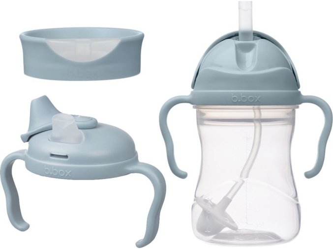 Univerzální sada na pití 3v1, 240 ml - modrá