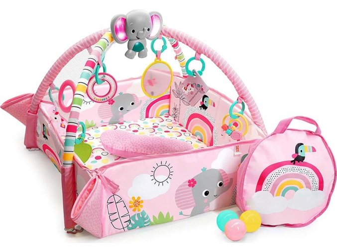 BRIGHT STARTS BRIGHT STARTS Deka na hraní 5v1 PiP Your Way Ball Play ™ Rainbow Tropics ™ 0m +