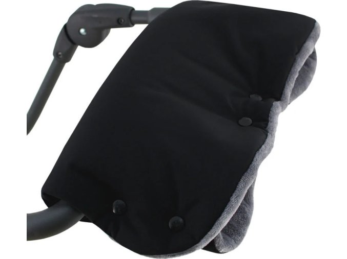 ESITO | Rukávník ke kočárku Magna Black / Grey - 45 x 53 cm