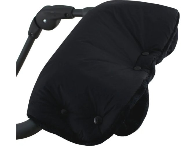 ESITO | Rukávník ke kočárku Magna Black / Black - 45 x 53 cm