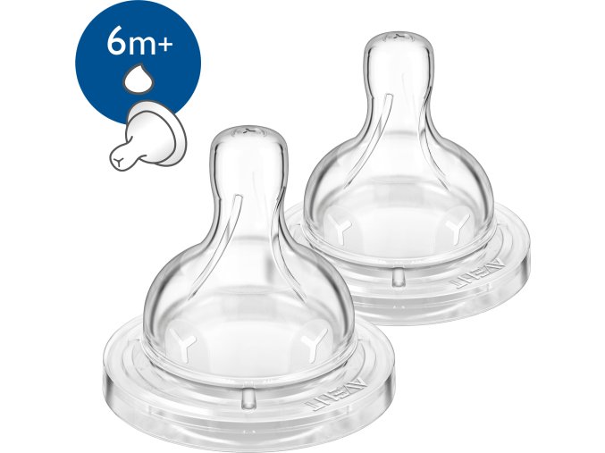 Philips AVENT Dudlík Classic+ průsek Y, 2ks