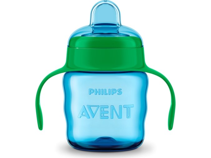 Philips AVENT Hrneček pro první doušky Classic 200 ml s držadly chlapec