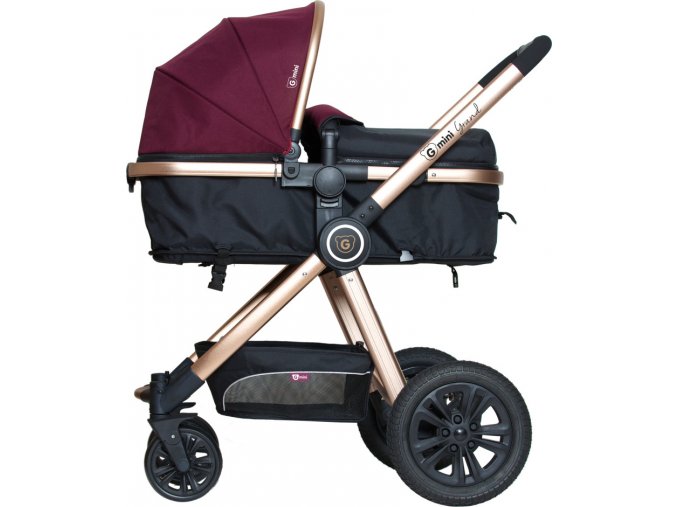 Gmini Kočárek kombinovaný 2v1 Grand Fuchsia Gmini