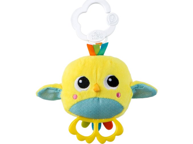 Bright Starts Hračka na C kroužku Flap&Go ptáček 0m+