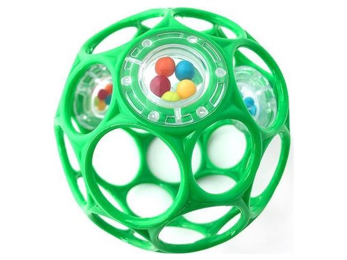 Oball Hračka OBALL RATTLE 10 cm 0m+ soft pink