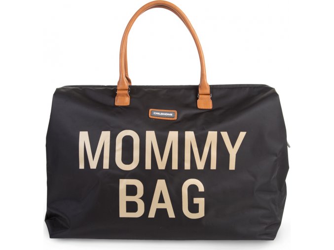 Childhome Přebalovací taška Mommy Bag Big Black Gold