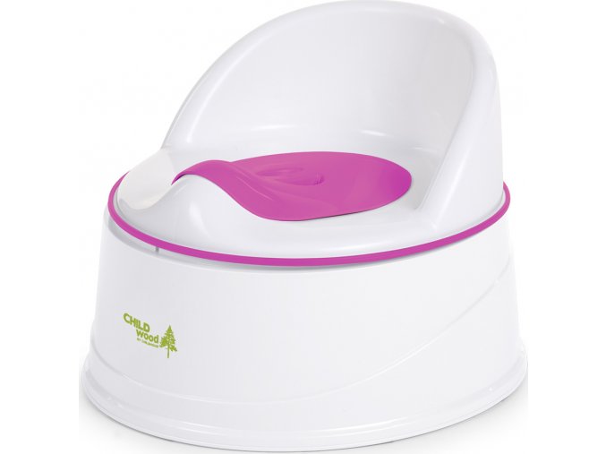 Childhome Nočník 3v1 White Fuchsia