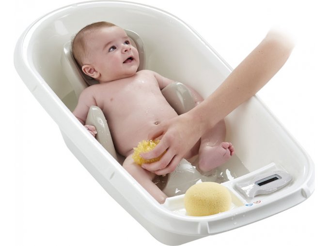 THERMOBABY Lehátko do vany Babycoon (Varianta Šedá)