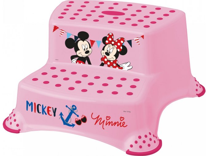 KEEEPER Dvojstupínek k WC/umyvadlu "Mickey&Minnie"