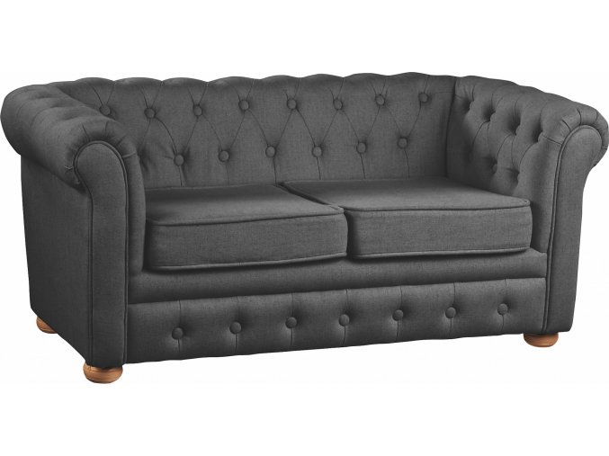 Kids Concept Pohovka Chesterfield Dark Grey