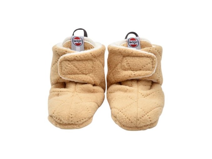 LODGER Slipper Fleece Scandinavian Sand 12-18 měsíců