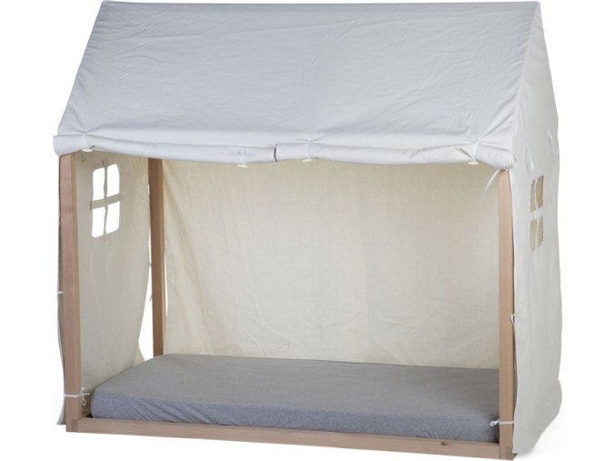 Childhome Textilní potah Tipi White na rám postele Domek 70x140cm