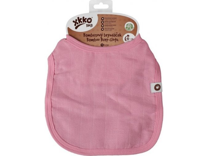 burp cloth baby pink mm