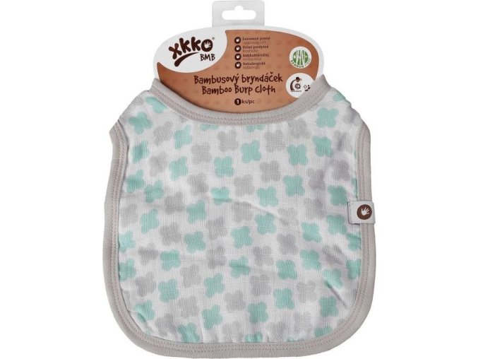 burp cloth mint cross mm