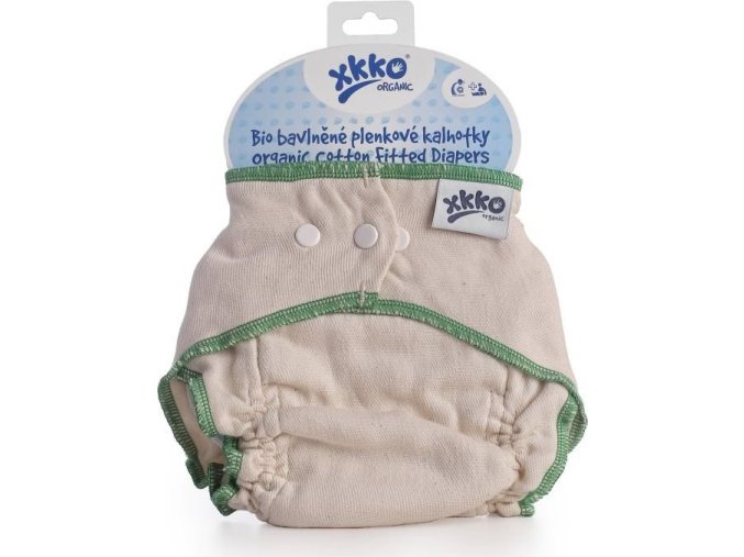 xkko organic fitted diapers size l m