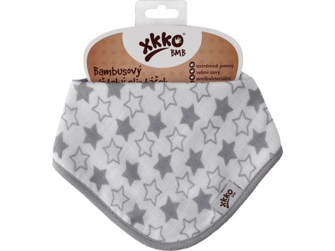 xkko bmb bandana little stars silver m