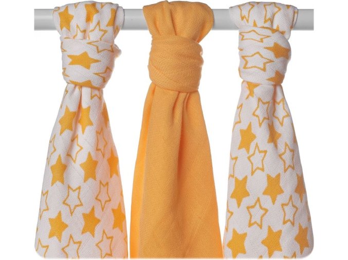 xkko bmb 70x70 little stars orange mix m