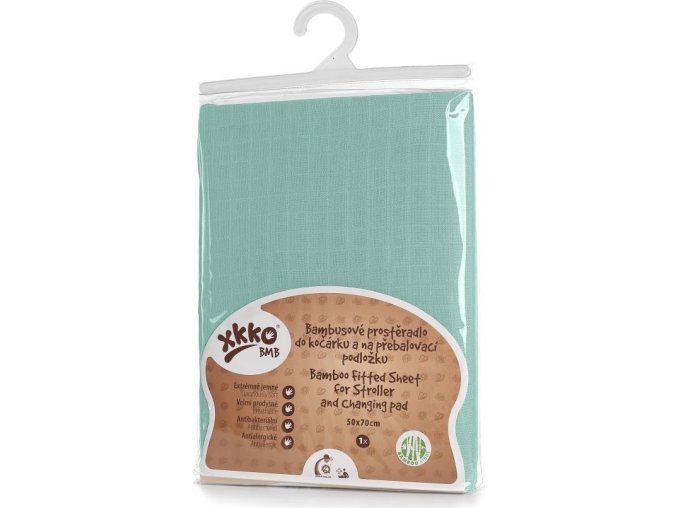 xkko bmb bed sheet 70x50 mint m