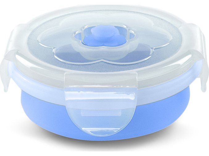 NUVITA Skládací silikonová miska 230ml (Varianta Blue)