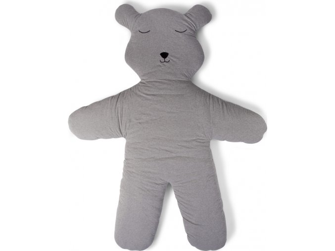 Childhome Hrací deka medvěd Teddy Jersey Grey 150cm