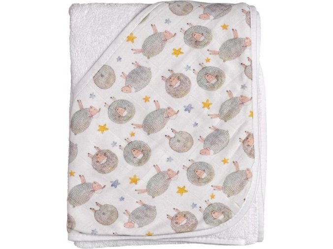 xkko bmb hooded towel 90x90 dreamy sheeps fold