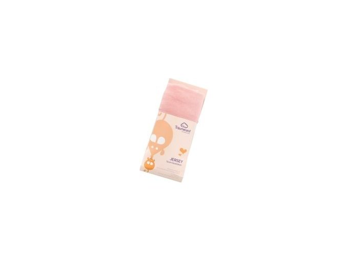 TRÄUMELAND prostěradlo jersey 40x90 malve-rose
