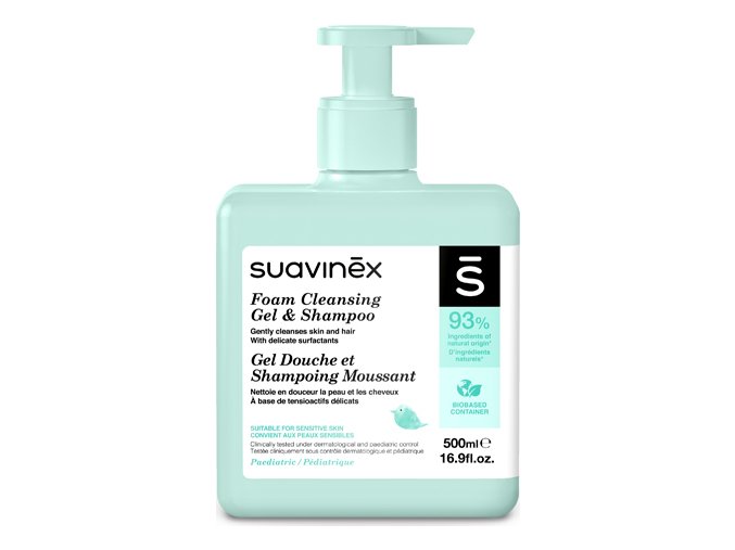 Suavinex SUAVINEX | Pěnový gel - šampon 500 ml NOVINKA