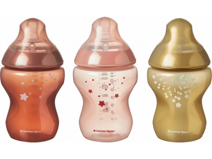 Tommee Tippee Dárková sada láhev CTN 260ml 3 ks 0m+ Morning Skies