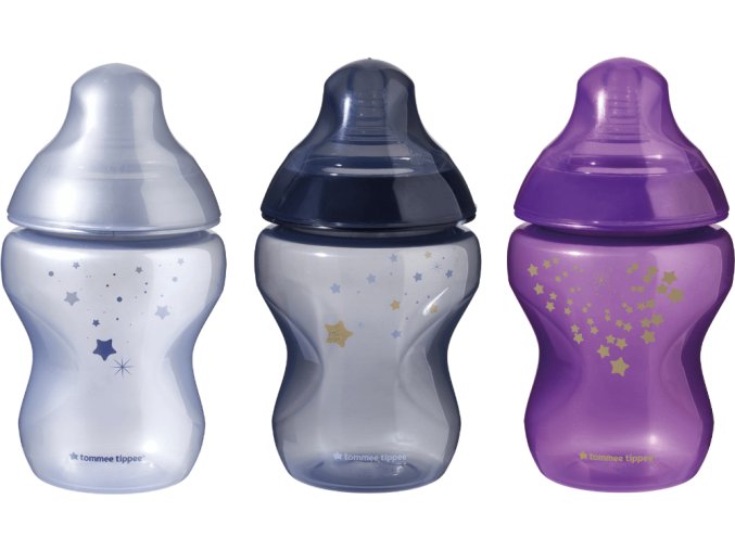 Tommee Tippee Dárková sada láhev CTN 260ml 3 ks 0m+ Midnight Skies