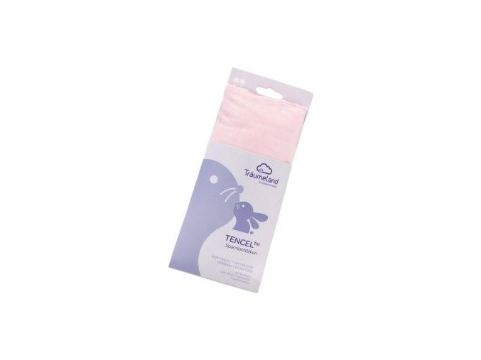 TRÄUMELAND prostěradlo Tencel UNI rosa