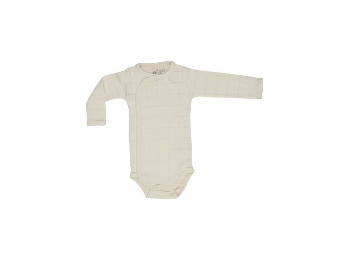 LODGER Romper Solid Long Sleeves Ivory vel. 56