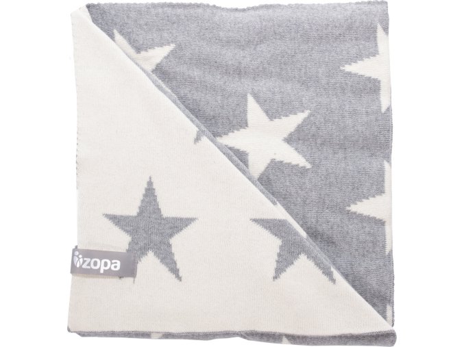 ZOPA Dětská deka Stars (Varianta Grey)