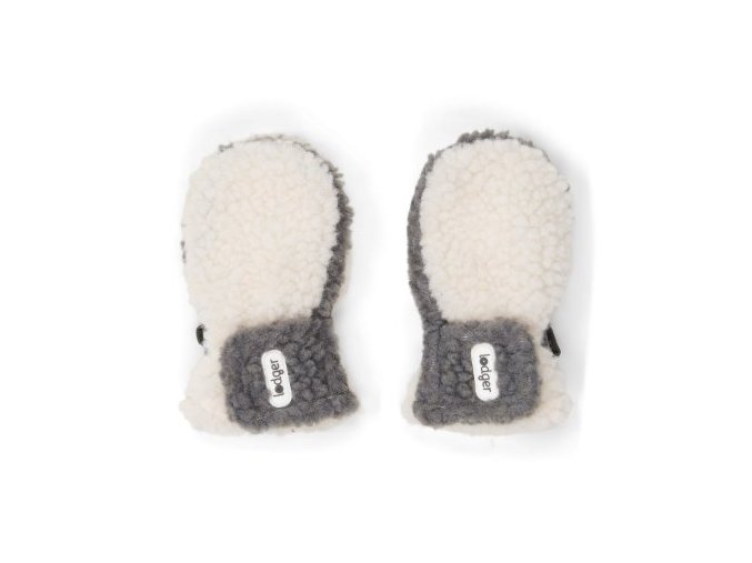 LODGER Mittens Teddy Off White 1 - 2 roky