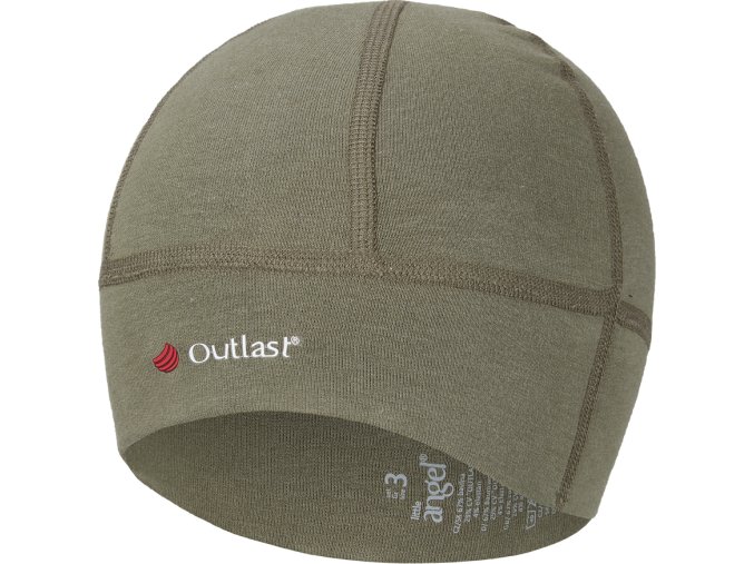 Little Angel Čepice smyk BABY Outlast® - khaki army (Velikost 3 | 42-44 cm)