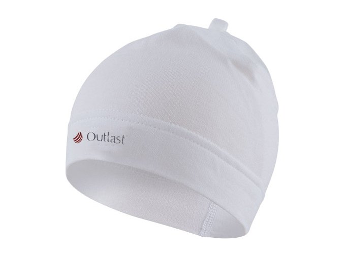 Little Angel Čepice smyk natahovací Outlast ® - bílá (Velikost 1 | 36-38 cm)
