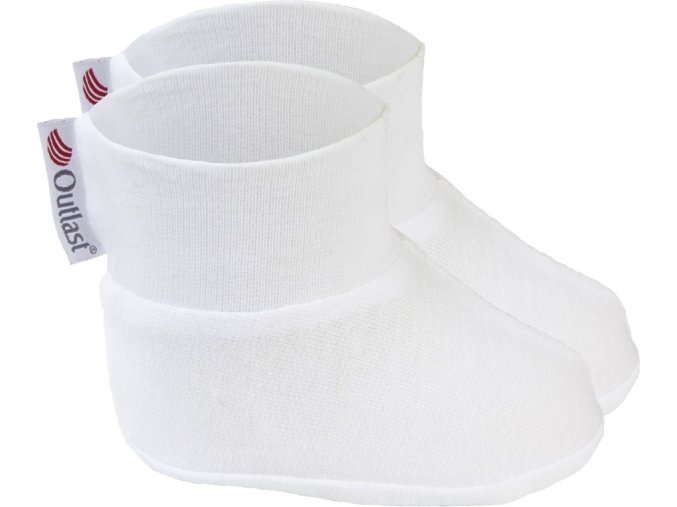 Little Angel bačkorky smyk Outlast® - bílá (Velikost 0)