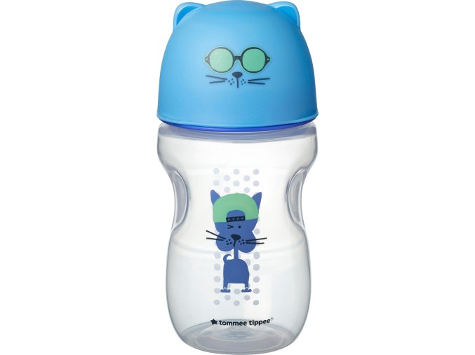 Tommee Tippee Hrnek s pítkem Soft 300ml 12m+ Blue