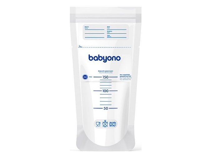 BabyOno Sáčky na mateřské mléko 150ml, 20ks