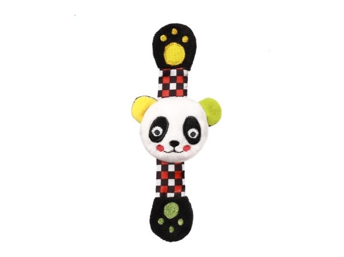 BabyOno Chrastítko na ruku C-MORE panda Archie