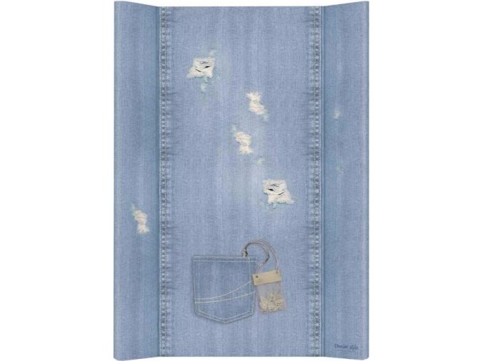 Ceba Podložka přebalovací 2-hranná MDF 70cm Denim Style Shabby blue Ceba