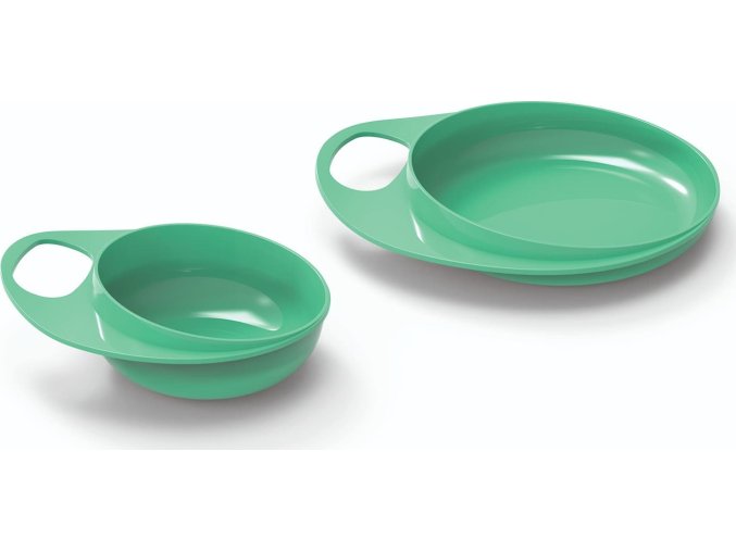 NUVITA Talíř a miska (Varianta Pastel green)