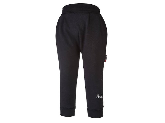 Little Angel tepláky smyk Outlast® - černá (Velikost 80)