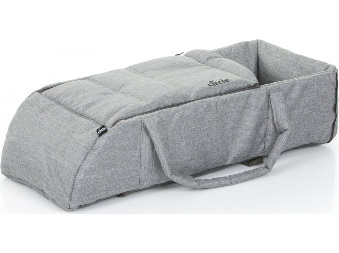 ABC DESIGN Taška na dítě Carry Soft wowen-grey grey 2019