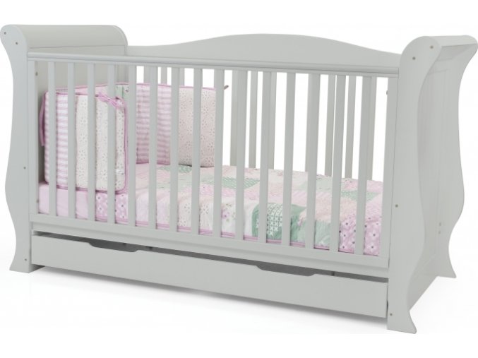 BabyStyle Hollie postýlka Grey, 140x70 cm