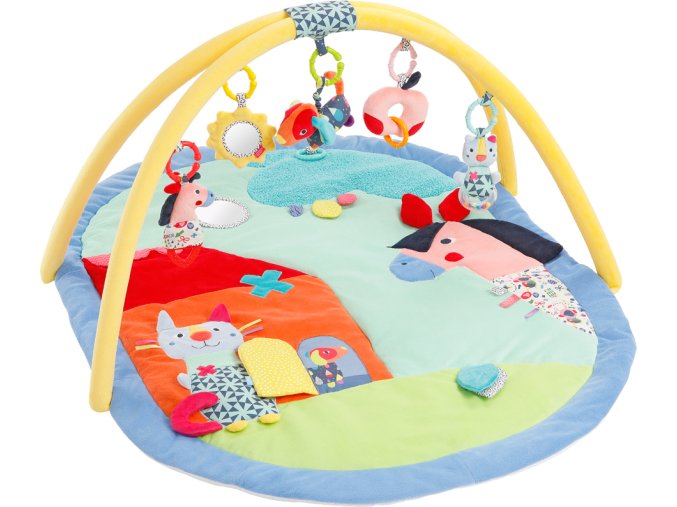 BABY FEHN 3D aktivity deka (Varianta Color friends)