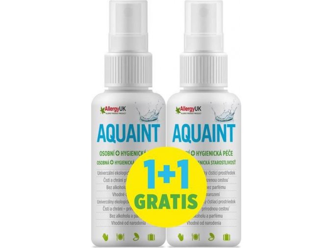 AQUAINT Aquaint 100% ekologická čisticí voda 50 ml+DÁREK Aquaint 50ml